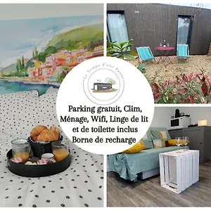  Maison d'hôtes Le Temps D Pause - Indépendant Climatisé Jusqu à 4 Personnes Avec Vue Sur Le Beaujolais - Borne Recharge Véhicule électrique